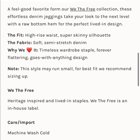 Free People Raw High-Rise Jegging - Picture 14 of 16